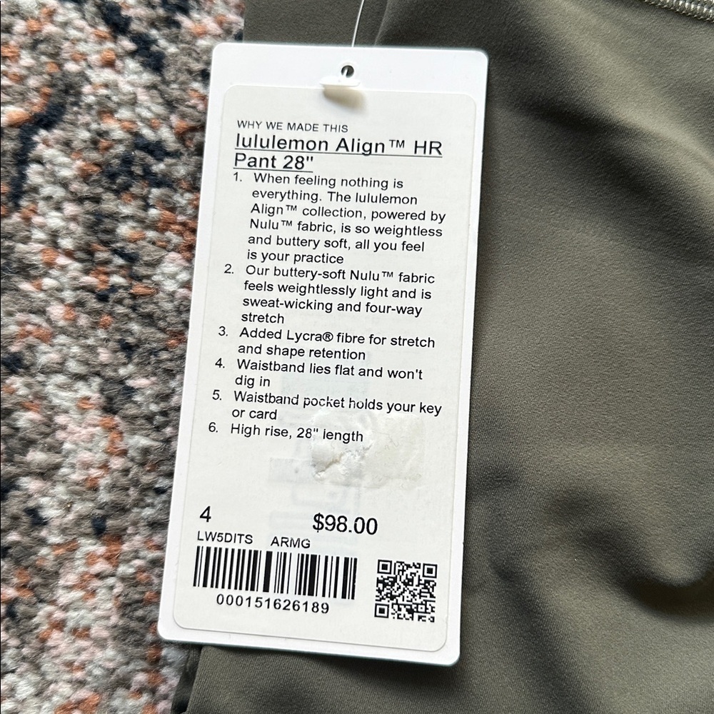 Lululemon Align Leggings HR - Picture 2 of 3